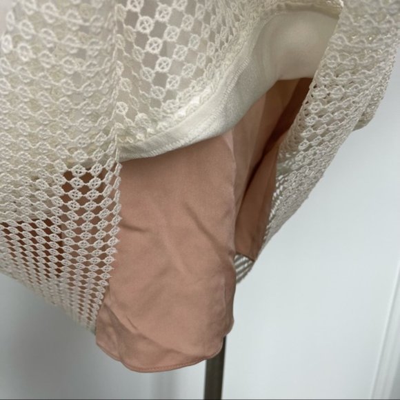 THEORY Melaena Ivory Elevate Crepe Dress NWT 8 - Picture 7 of 15